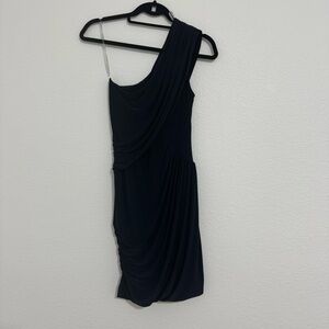 Soprano Navy Blue Bodycon Dress in a size S